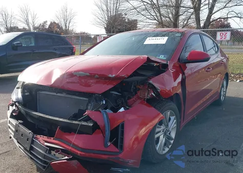 2019 Hyundai Elantra Sel from USA, damaged, VIN KMHD84LF4KU789262
